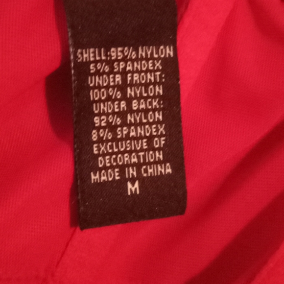 Moda bustier red crystal sz medium nwot - Picture 5 of 7